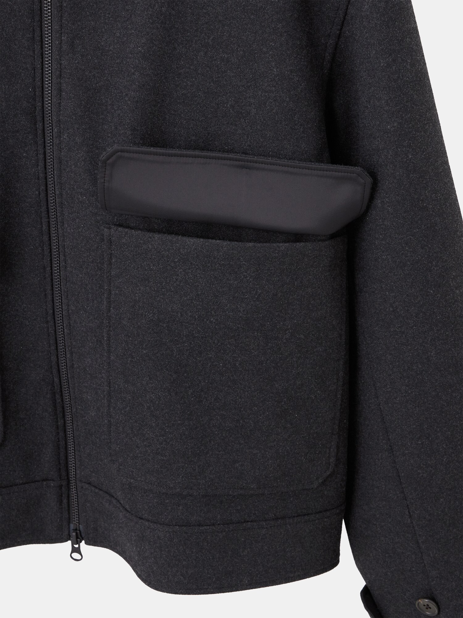 PLST プレシャスニットメルトンダブルブレストコート 完売品 プラステ PLST(プラステ)公式 | プレシャスニットメルトンジップアップ