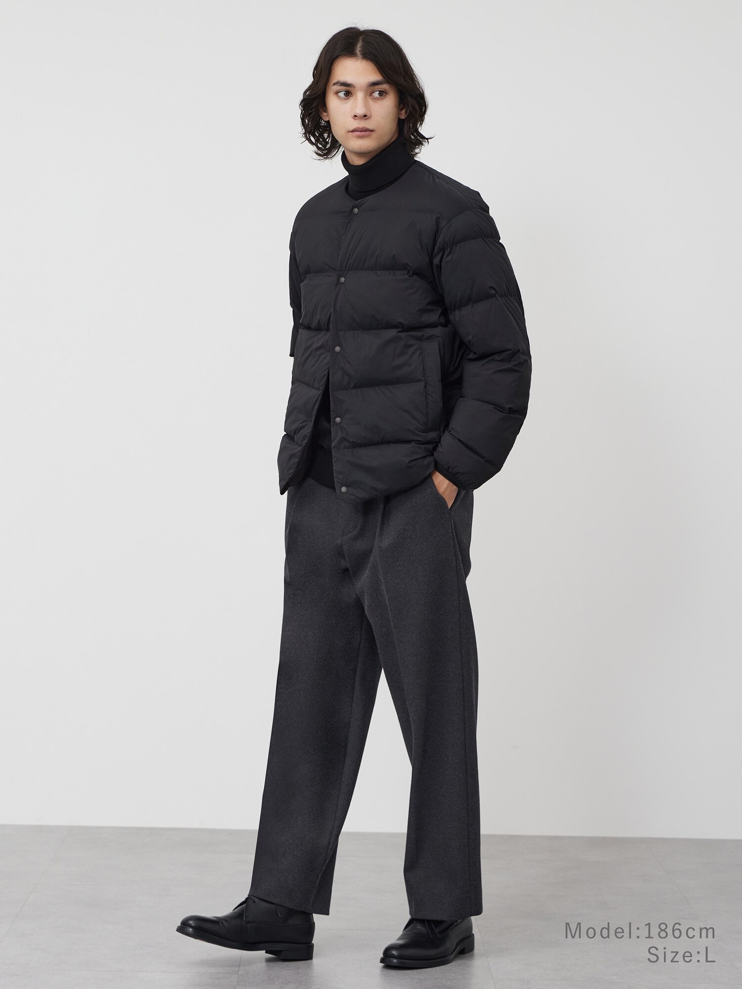 PLST(プラステ)公式 | ストレッチノンキルトノーカラーパデッドジャケット