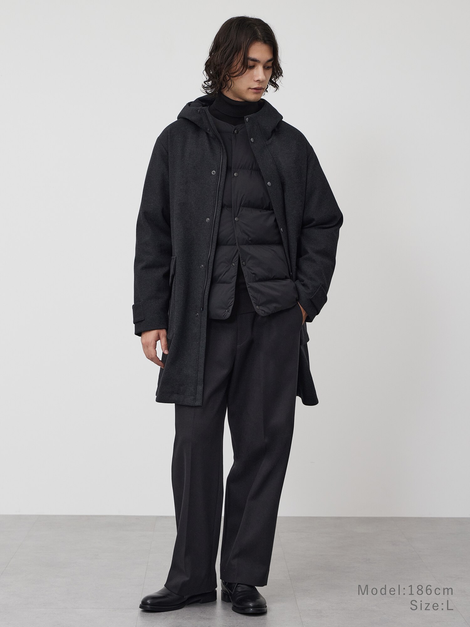 PLST ノーカラー ブラックジャケット PLST（プラステ） ノーカラージャケット M ブラック レディース