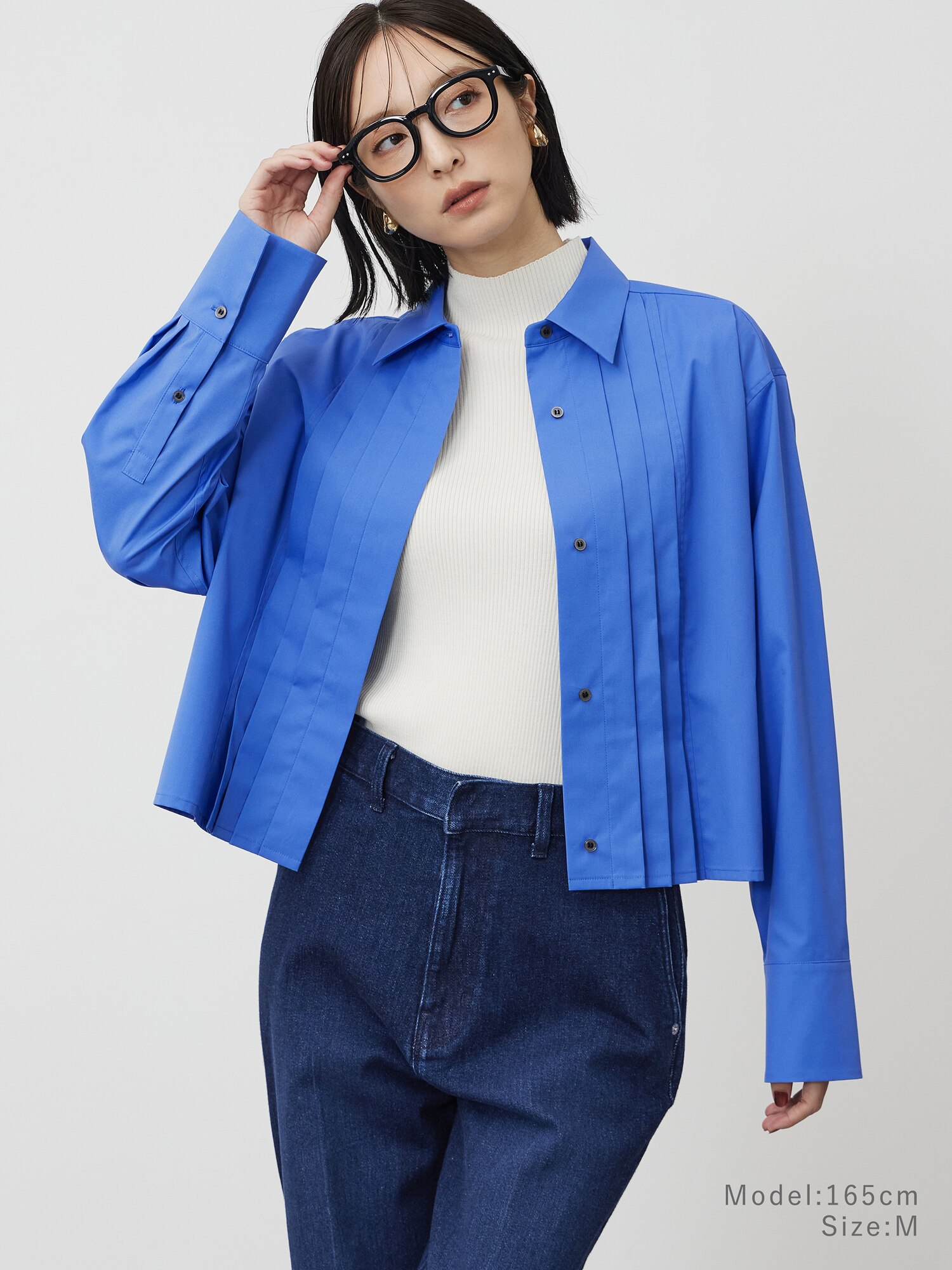 【自宅で洗える】PLST スーツ 上下 + アンカーウーマン ブラウス　Mサイズ PLST(プラステ)公式 | シャツ・ブラウス(レディース)