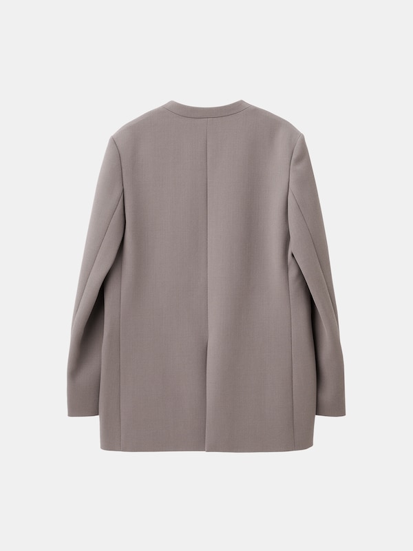 ウールブレンドカルゼジャケット