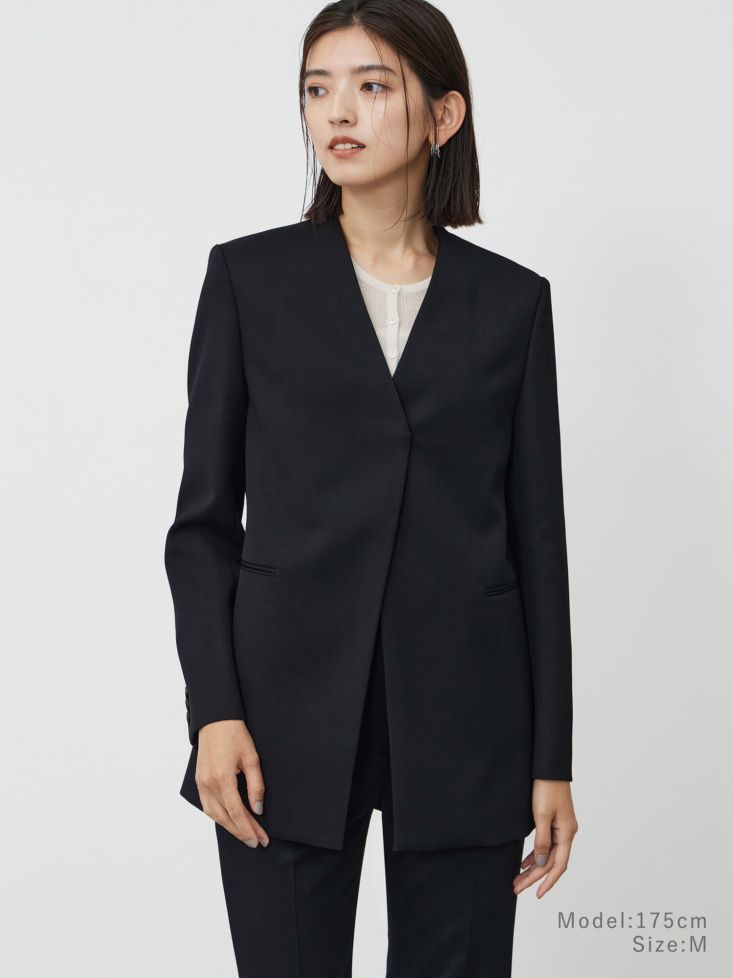 PLST(プラステ)公式 | ウールブレンドカルゼジャケット