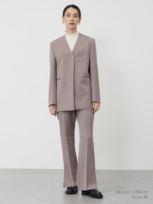 ウールブレンドカルゼジャケット