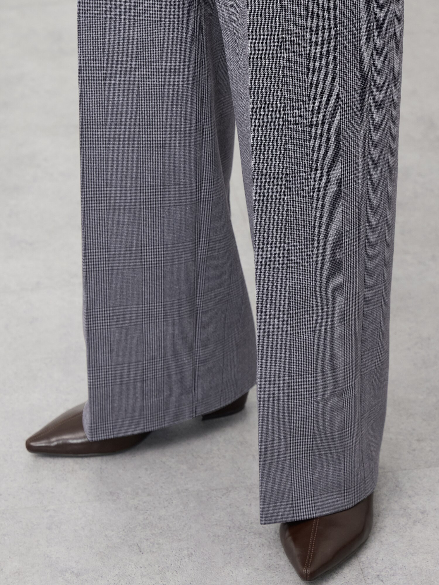 PLST(プラステ)公式 | ワイドパンツ（ウォームリザーブ）チェック