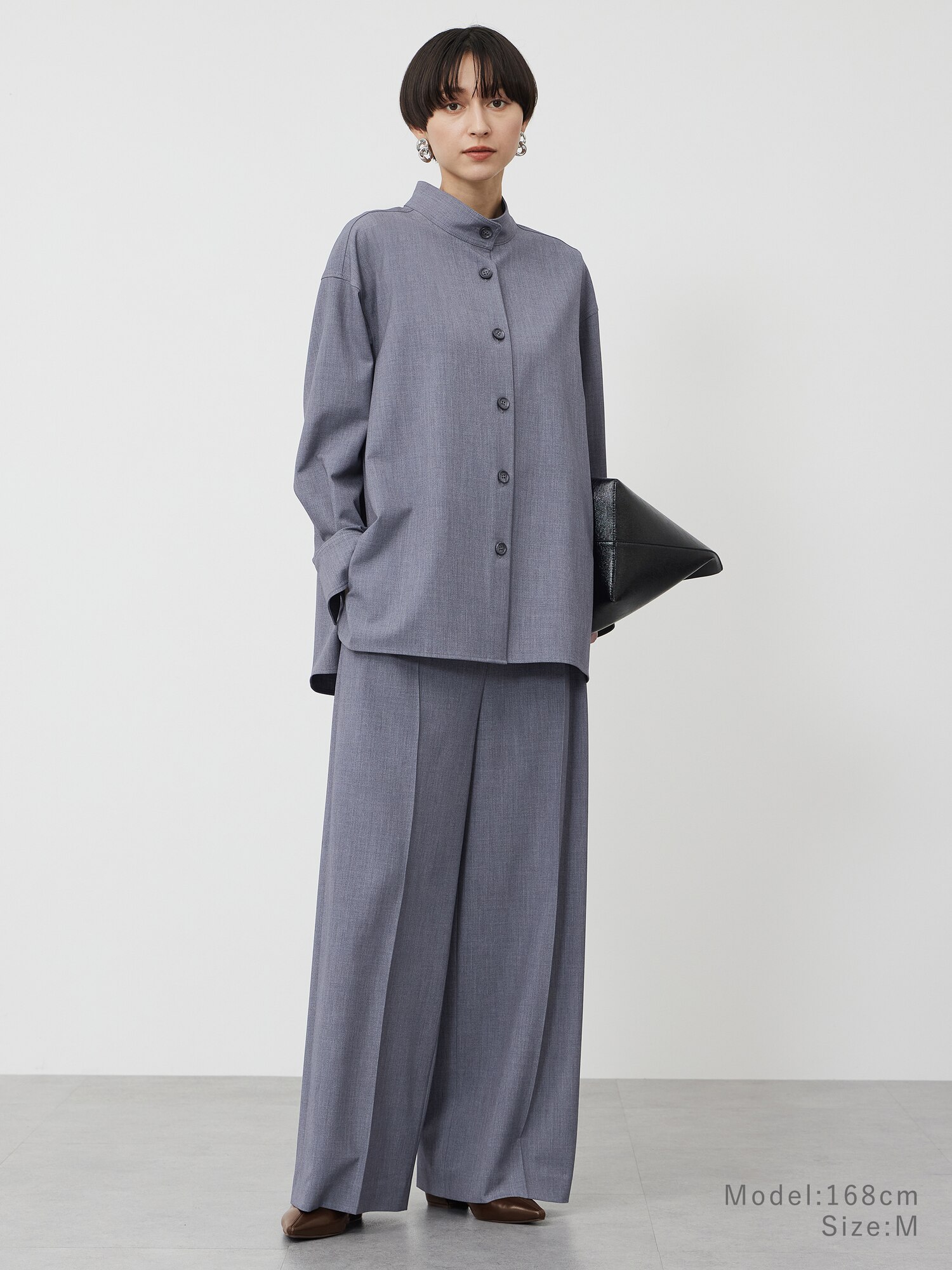 PLST(プラステ)公式 | スタンドカラーシャツ