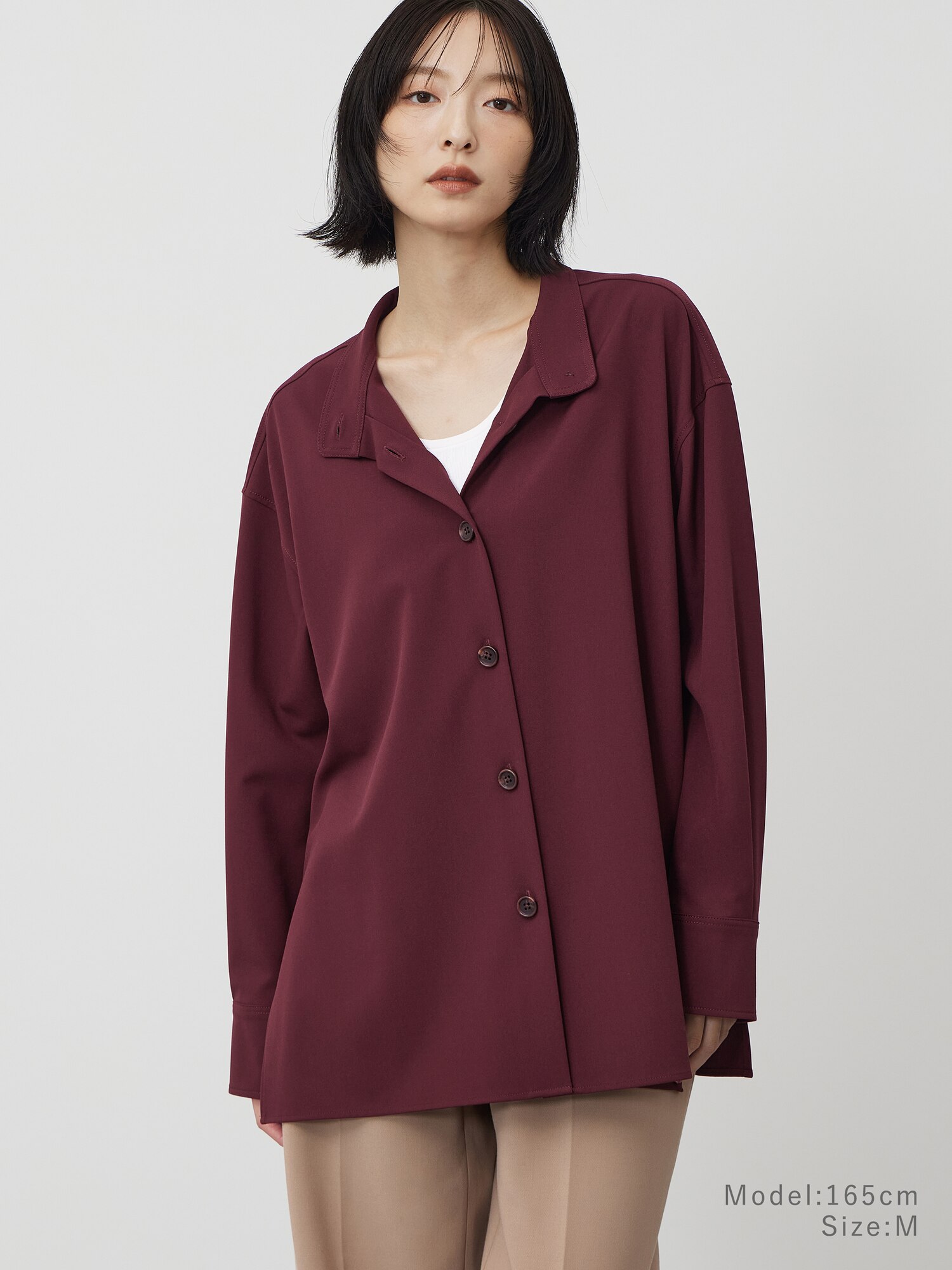 PLST(プラステ)公式 | スタンドカラーシャツ