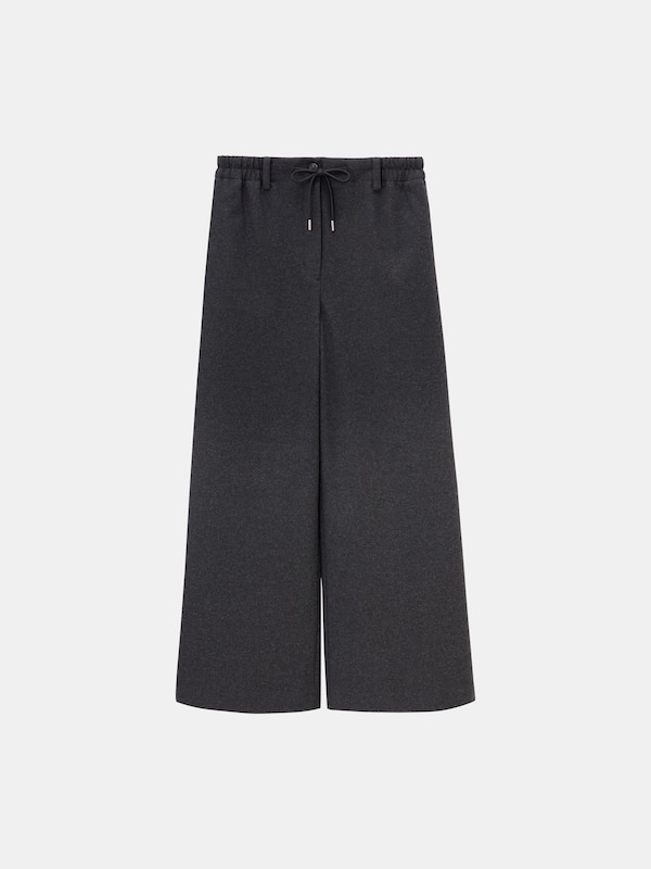 プレシャスニットメルトンイージーワイドパンツ