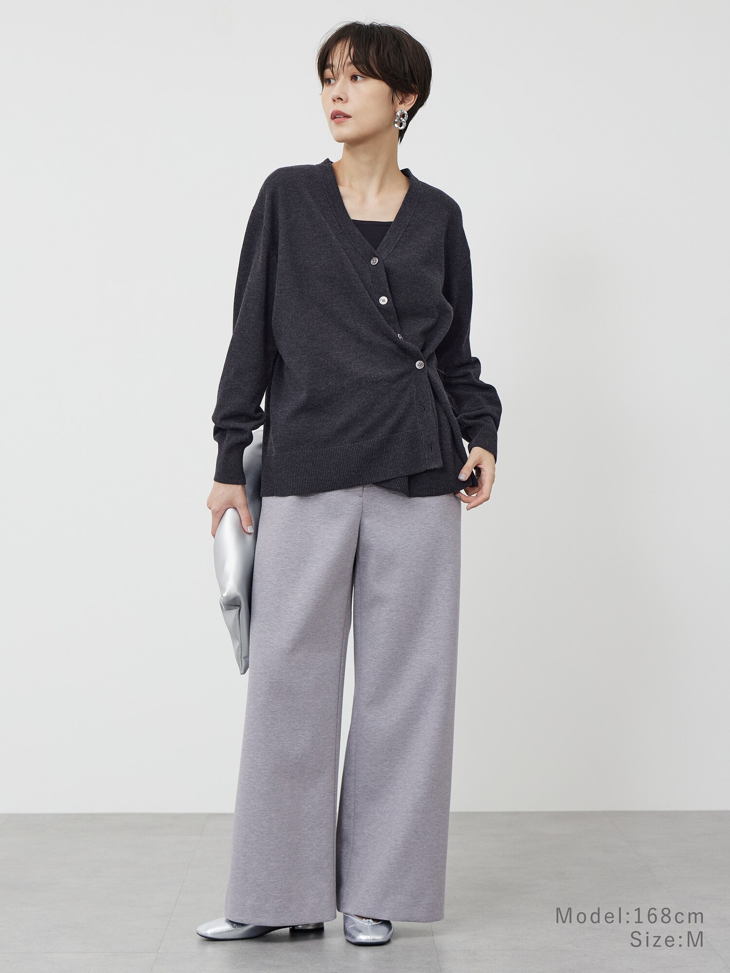 PLST(プラステ)公式 | プレシャスニットメルトンイージーワイドパンツ