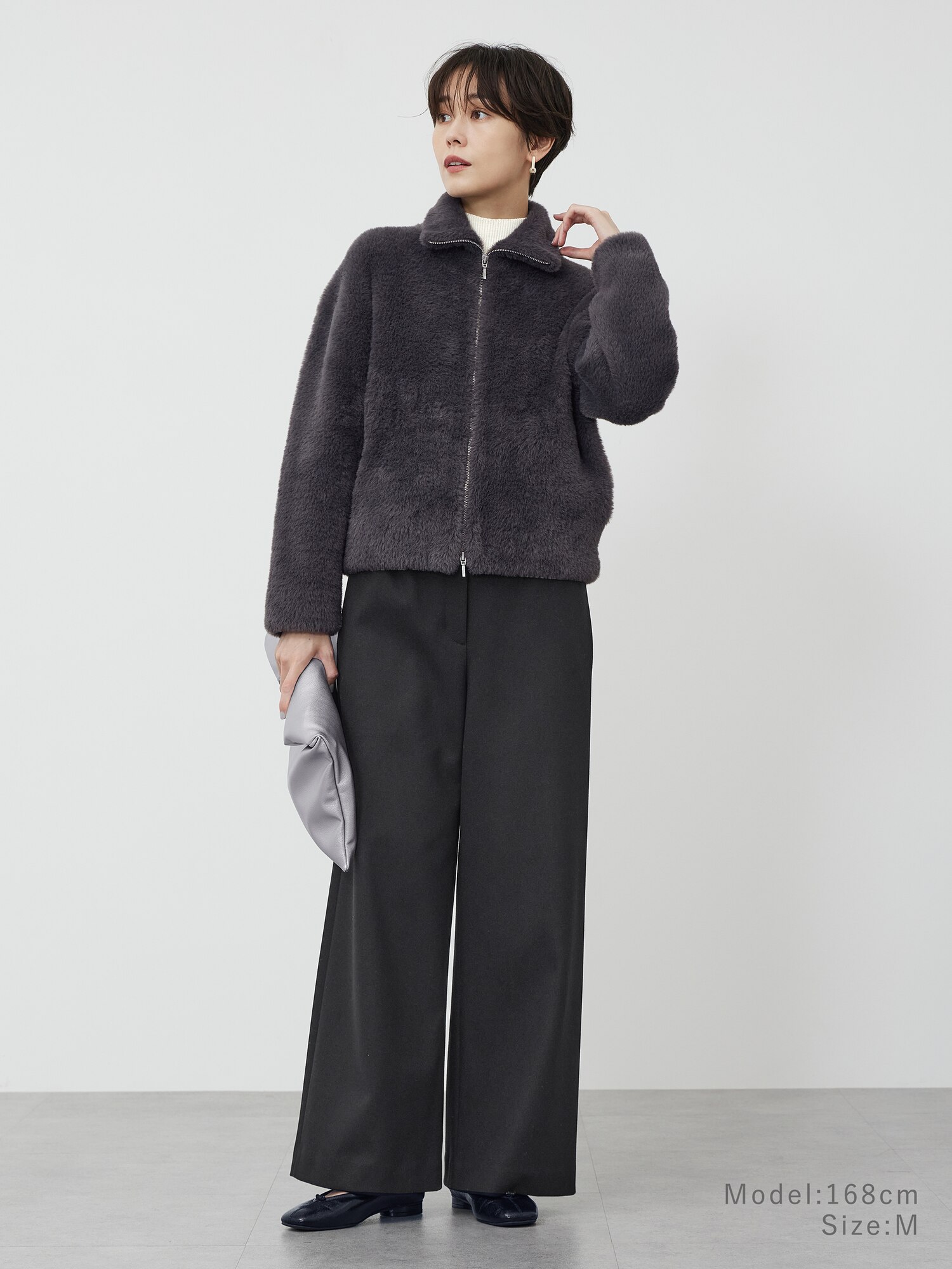 PLST(プラステ)公式 | プレシャスニットメルトンイージーワイドパンツ