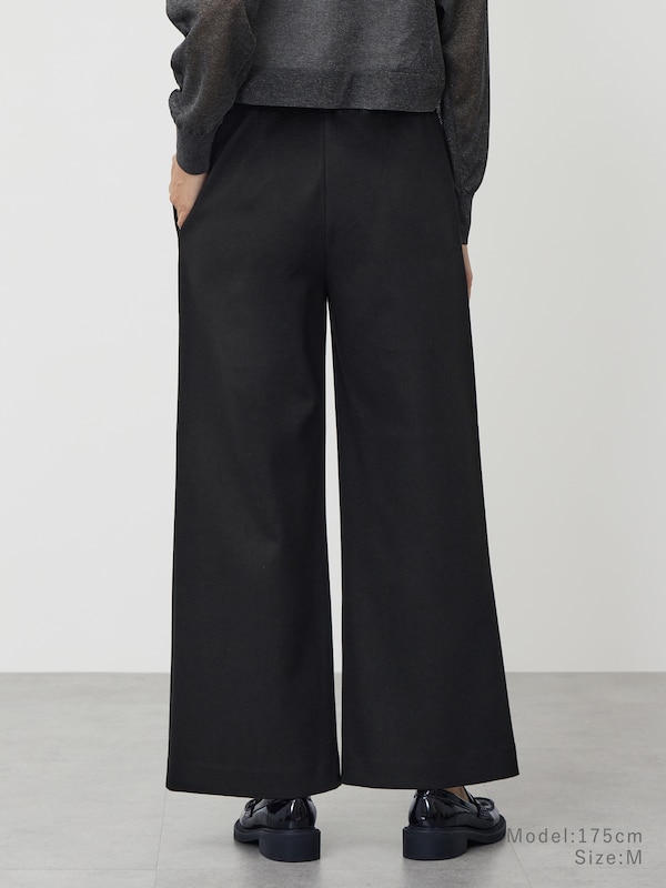 プレシャスニットメルトンイージーワイドパンツ