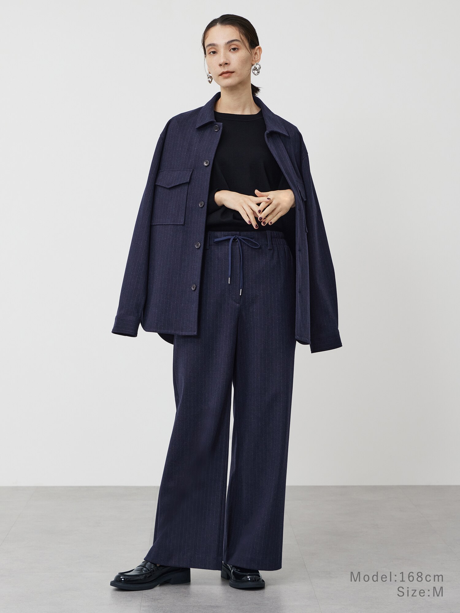 PLST(プラステ)公式 | プレシャスニットメルトンイージーワイドパンツ