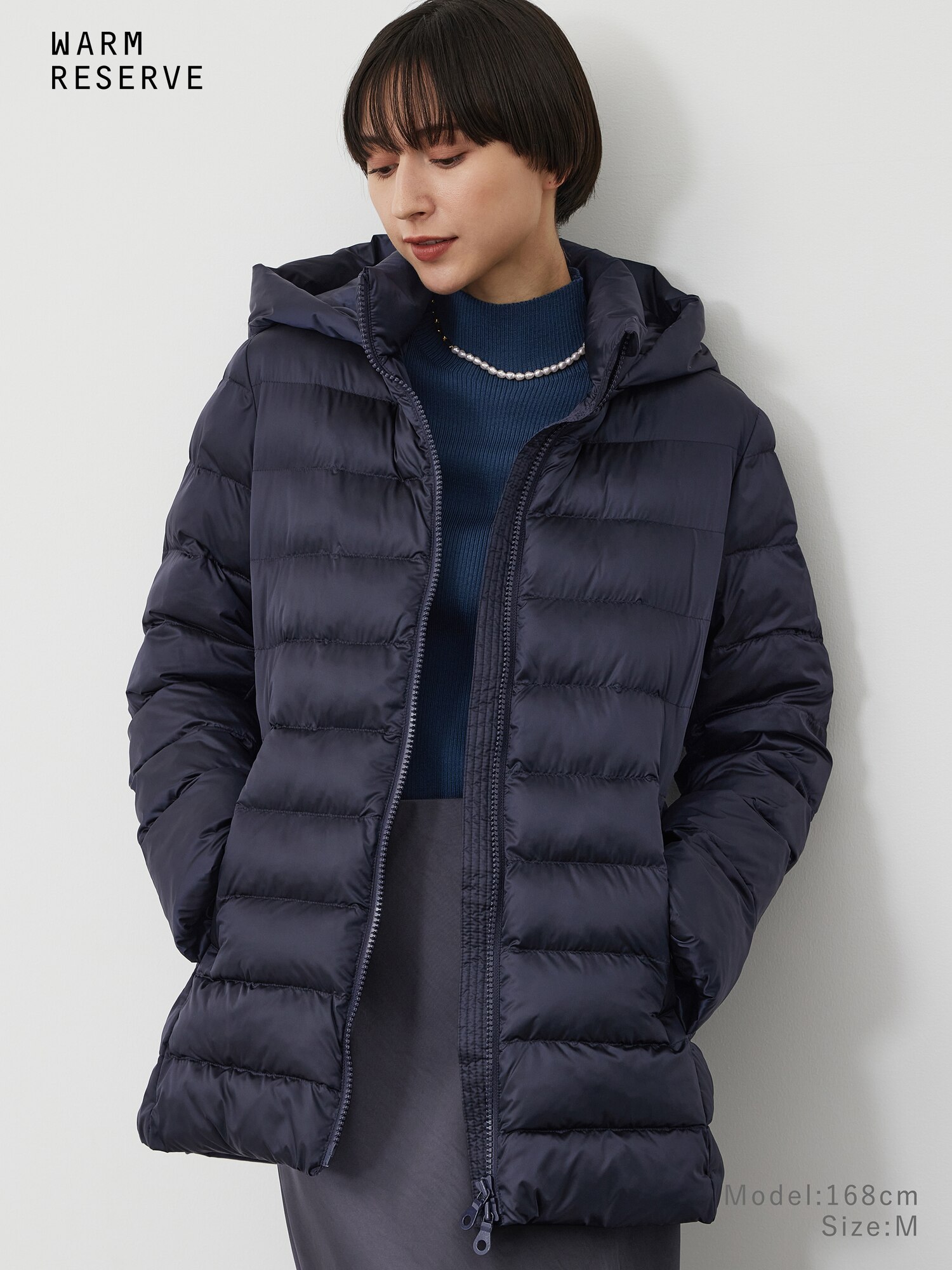 新品*PLSTプラステ*上質!二重織りコクーンチェスターコート*9004ダークネイビー L プラステ PLST 二重織 コクーン チェスターコート