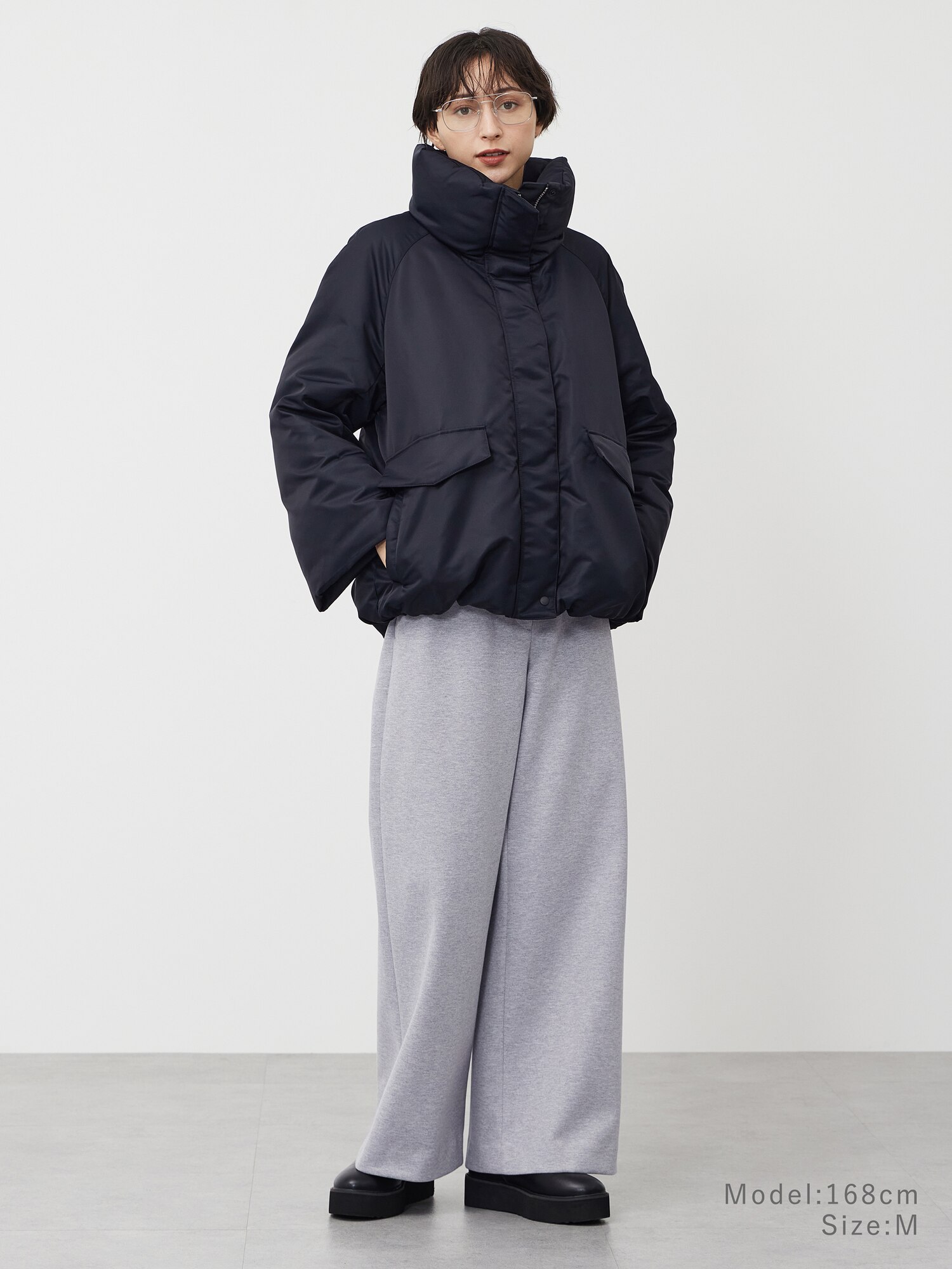 PLST(プラステ)公式 | スタンドカラーパデッドブルゾン