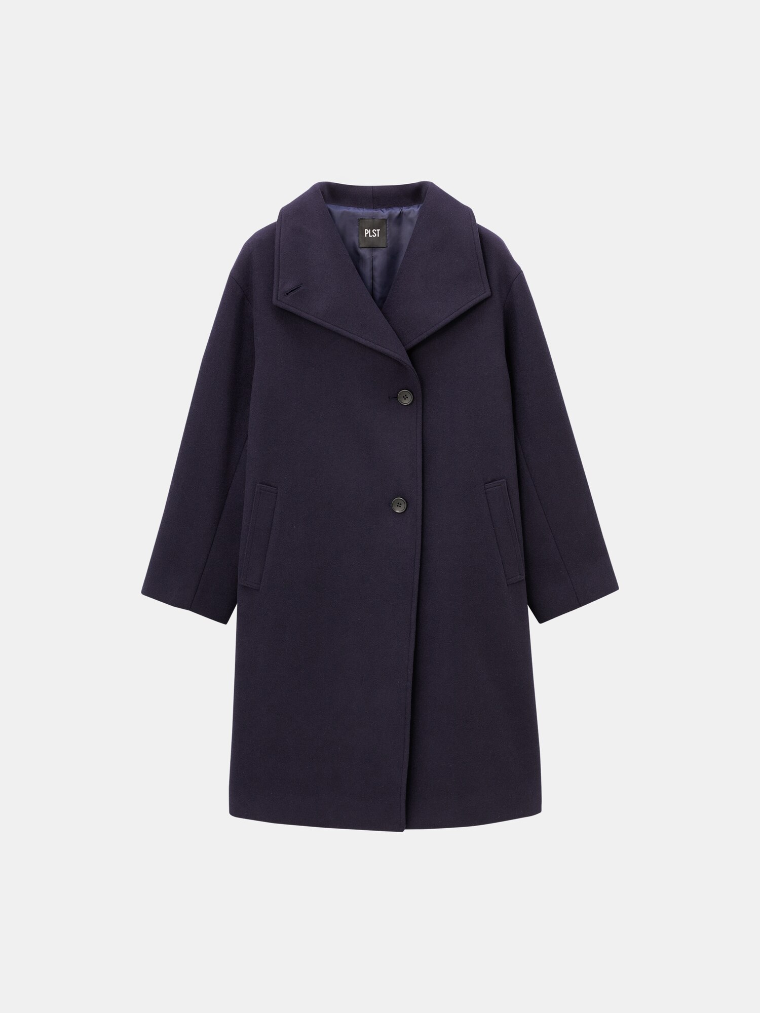 現行品完売！美品PLSTウールモッサ2WAYスタンドカラーコート ベージュ PLST(プラステ)公式 | ウールモッサ2WAYスタンドカラーコート