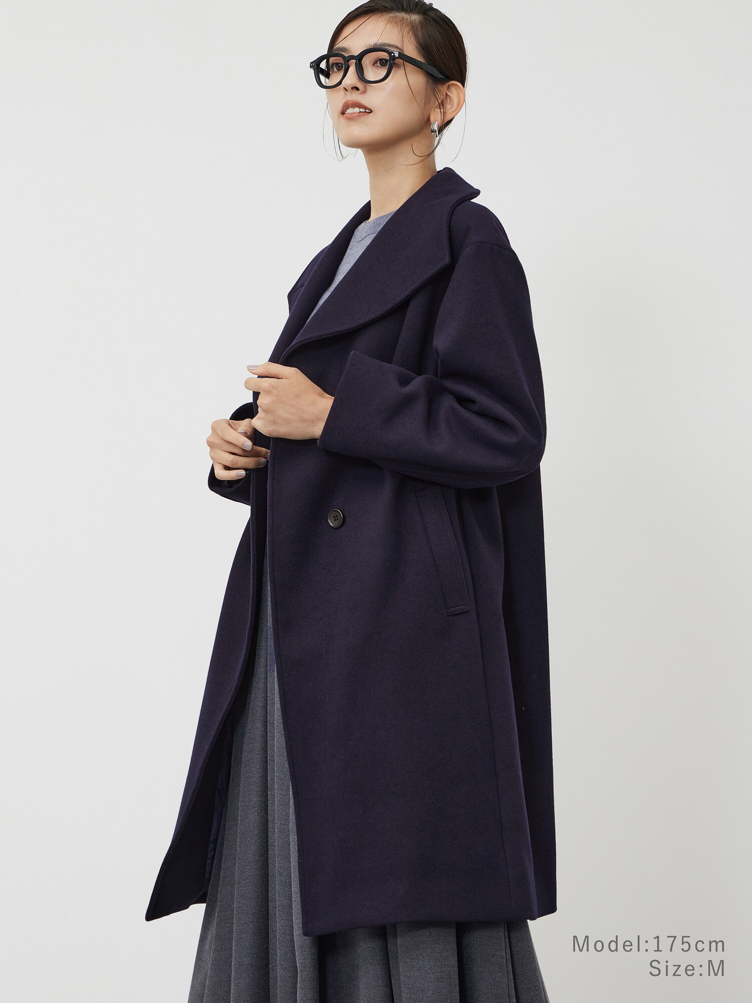現行品完売！美品PLSTウールモッサ2WAYスタンドカラーコート ベージュ PLST(プラステ)公式 | ウールモッサ2WAYスタンドカラーコート
