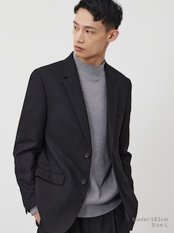 ウォッシャブルフラノジャケット