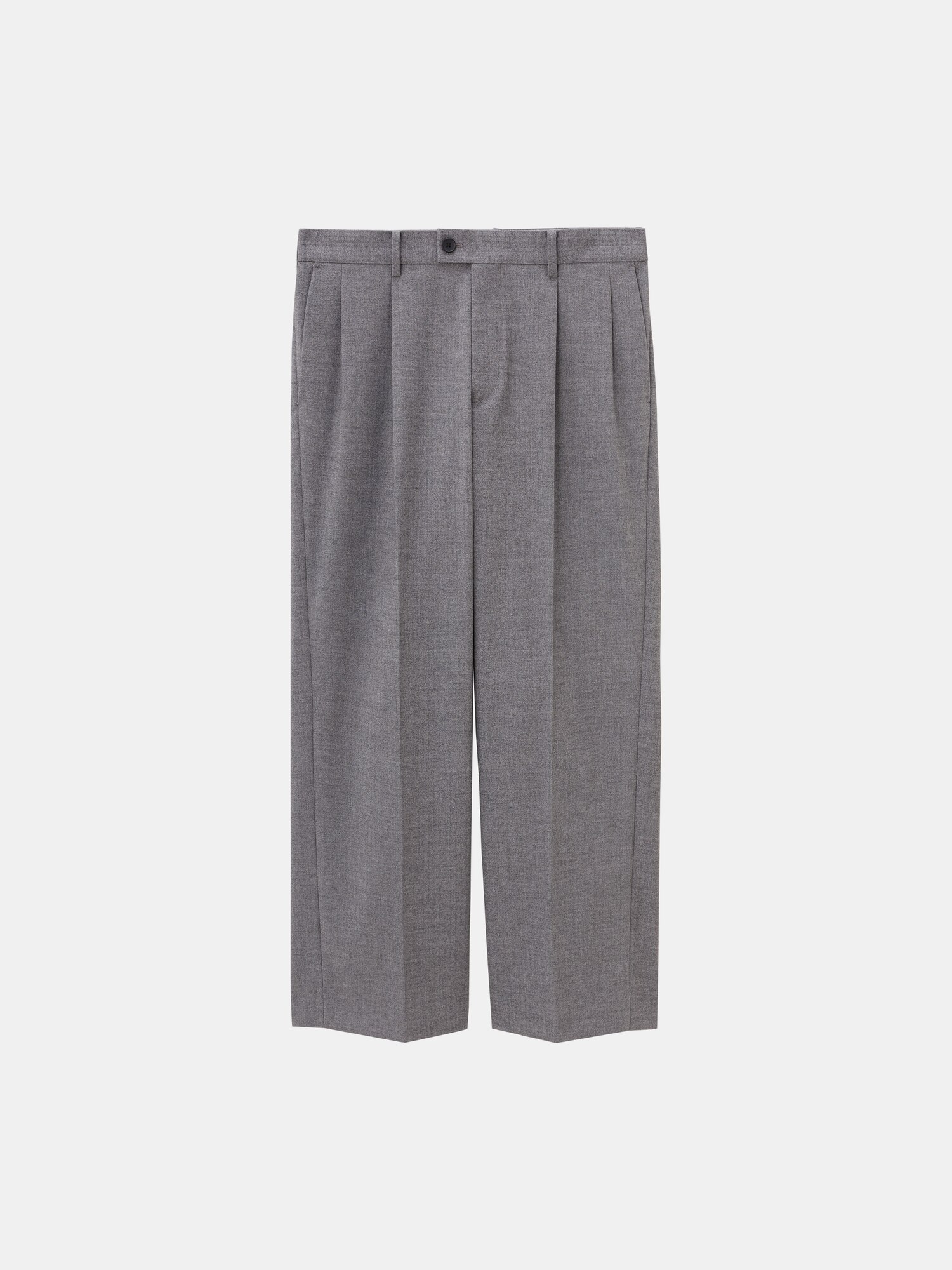 現行タグ　PLST プラステ　ノーカラーセットアップ　パンツ　ウォッシャブル PLST(プラステ)公式 | フロントタックベストパンツセットアップ