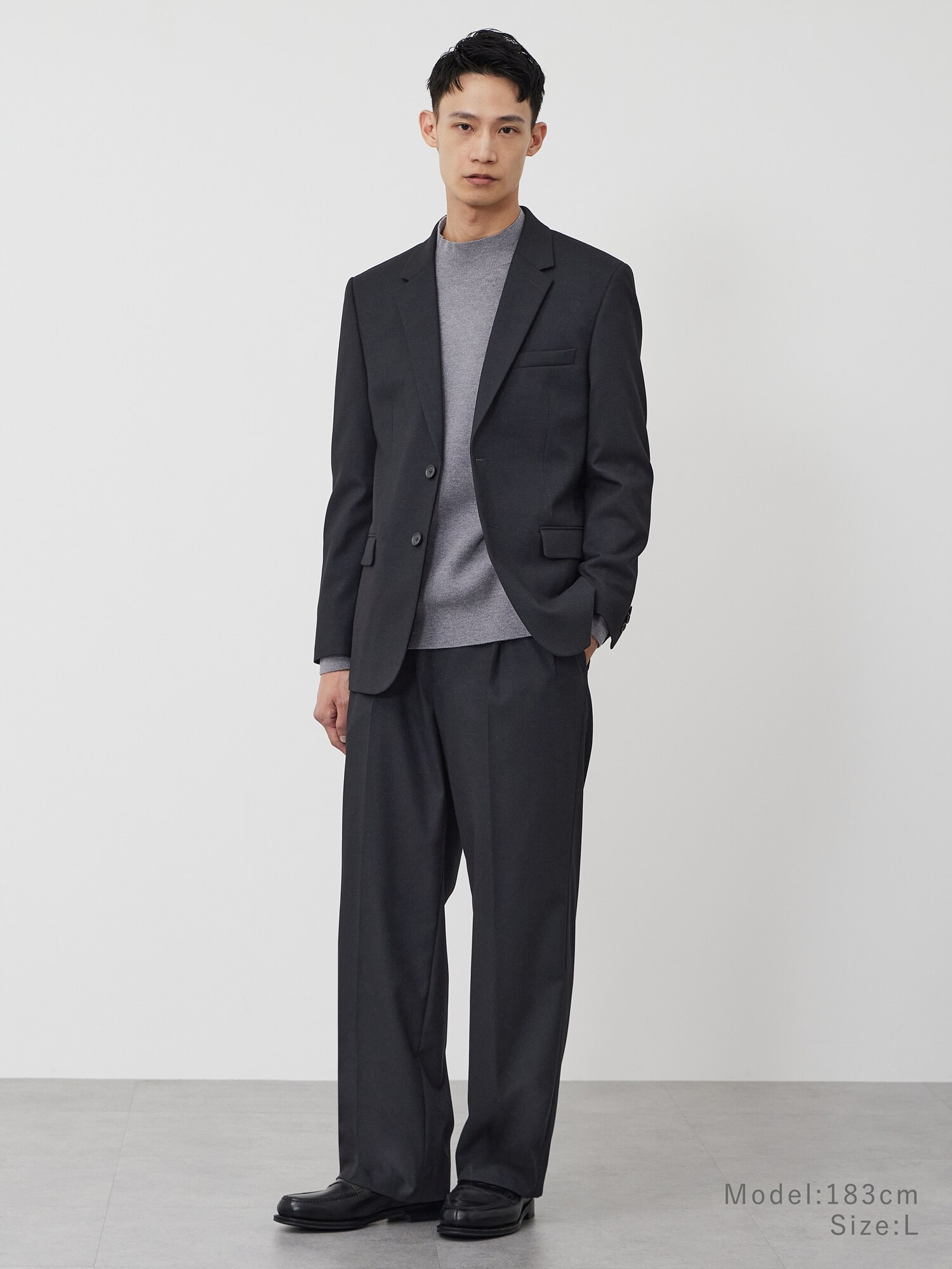 PLST(プラステ)公式 | ウォッシャブルフラノワイドパンツ