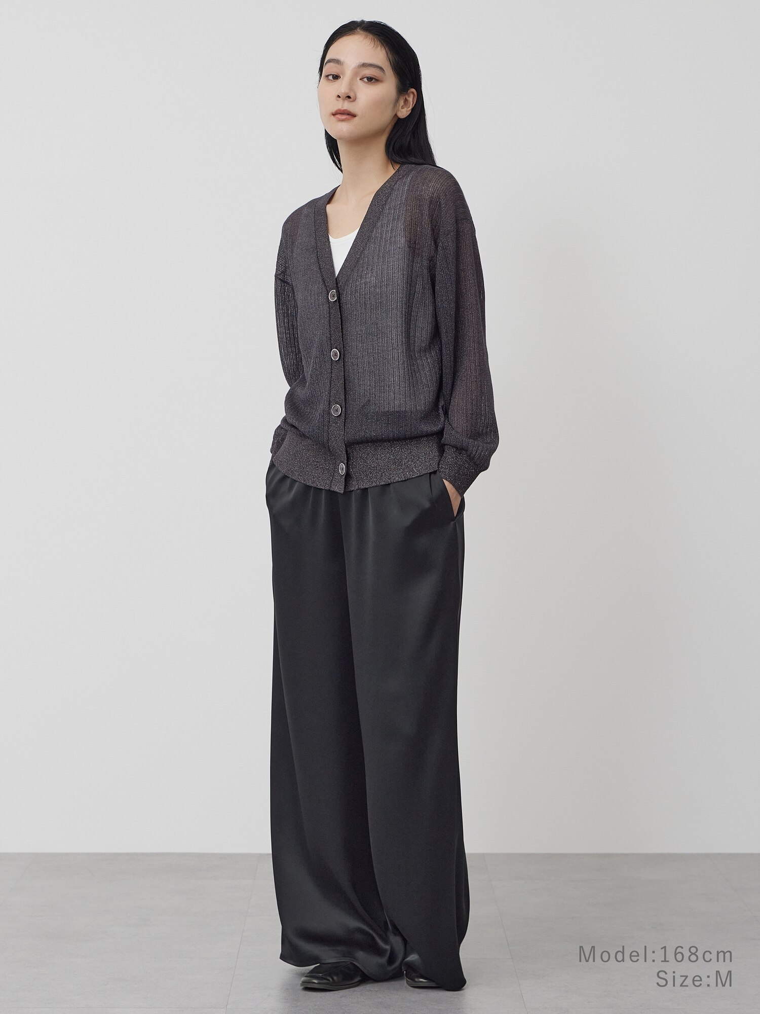 新品 試着のみ PLST プラステ　シアーカーディガン 新品 試着のみ PLST プラステ シアーカーディガン - メルカリ