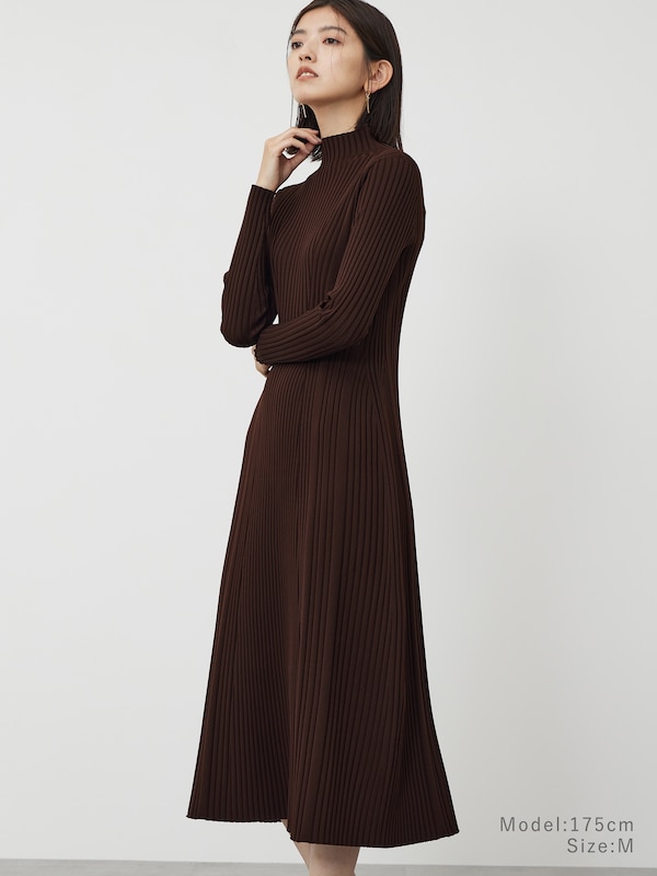 ホールガーメント®リブニットワンピース