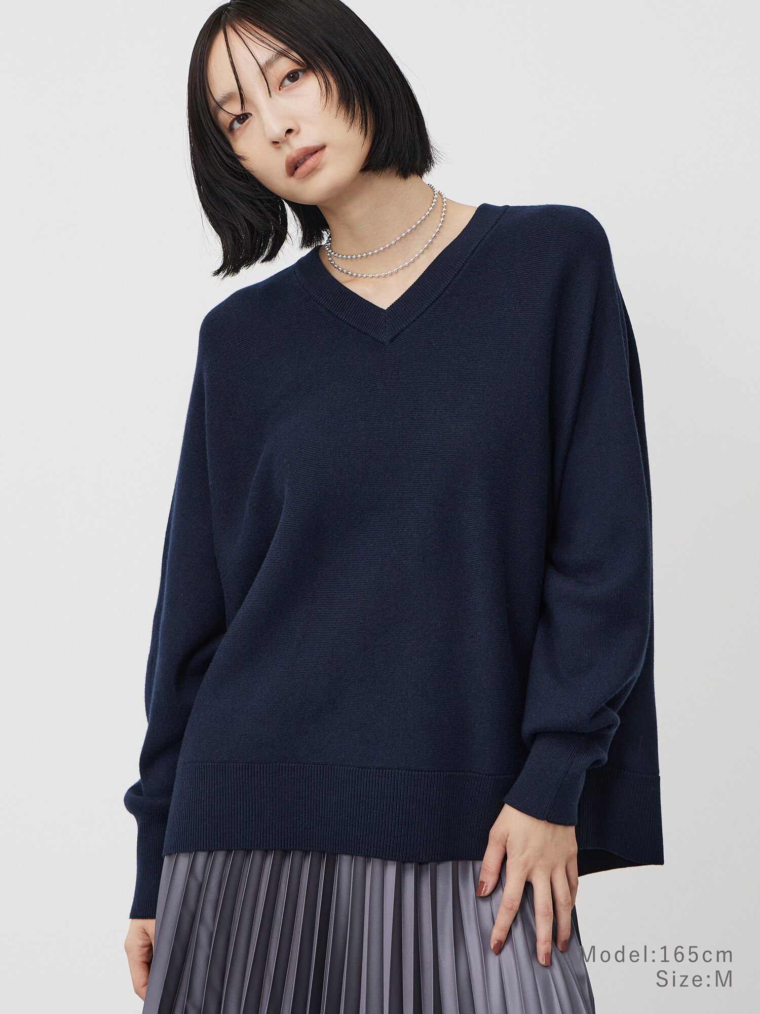 PLST(プラステ)公式 | レディースのニット・セーター (Vネック)