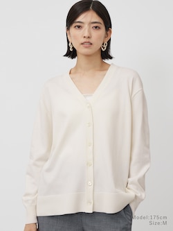 ウールミックス2WAYカーディガン