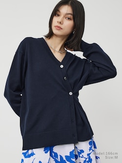 ウールミックス2WAYカーディガン