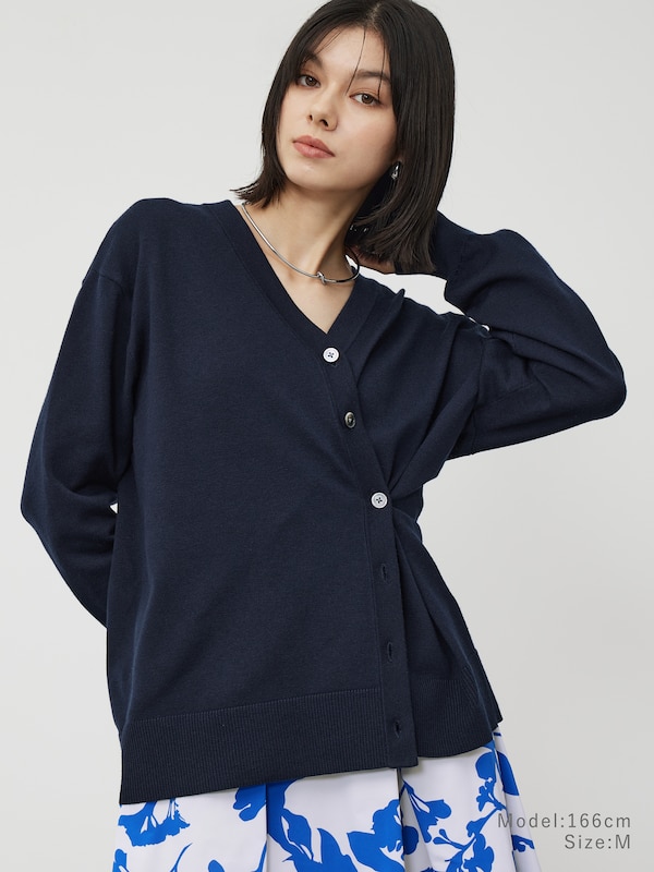 ウールミックス2WAYカーディガン