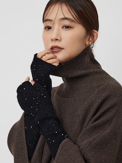 スパンコールニットグローブ