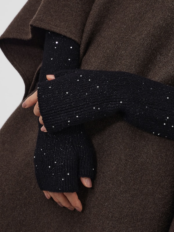 スパンコールニットグローブ