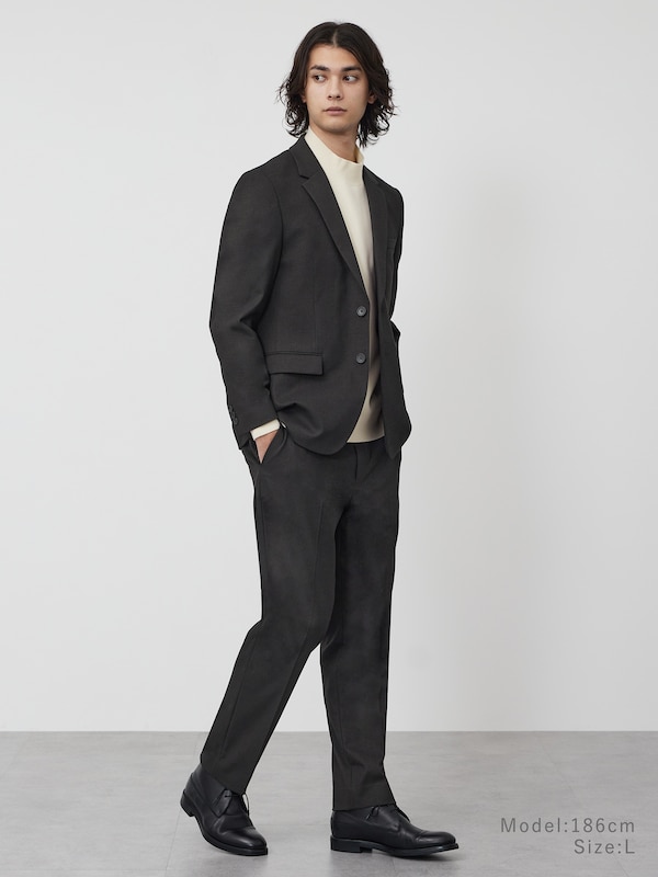 カシミヤブレンドモックネックセーター