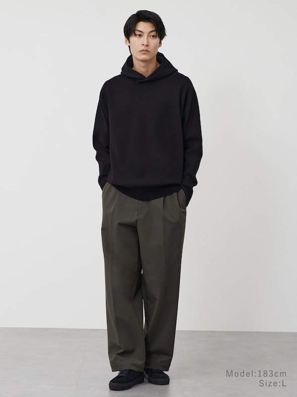 カシミヤブレンドパーカ