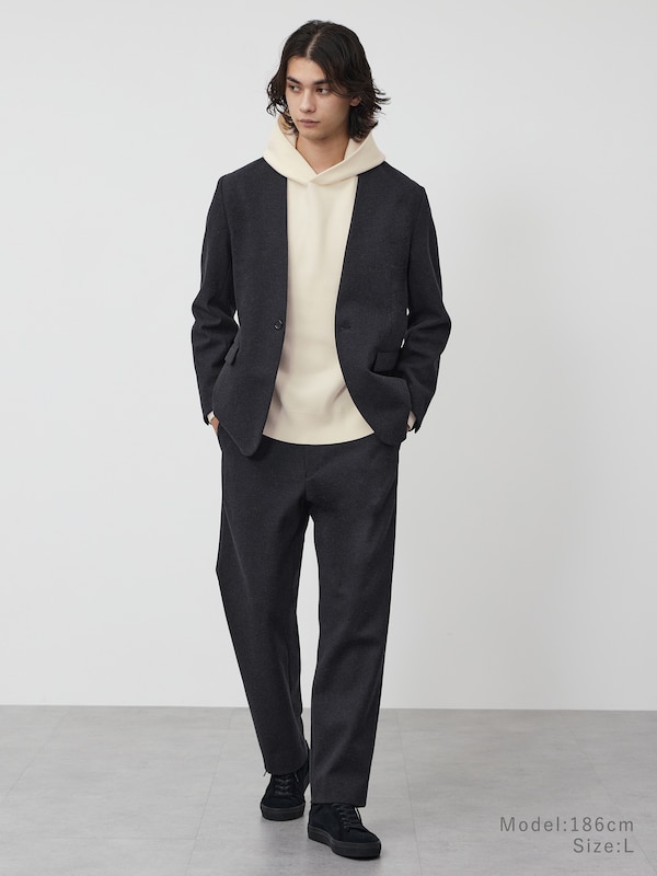 カシミヤブレンドパーカ