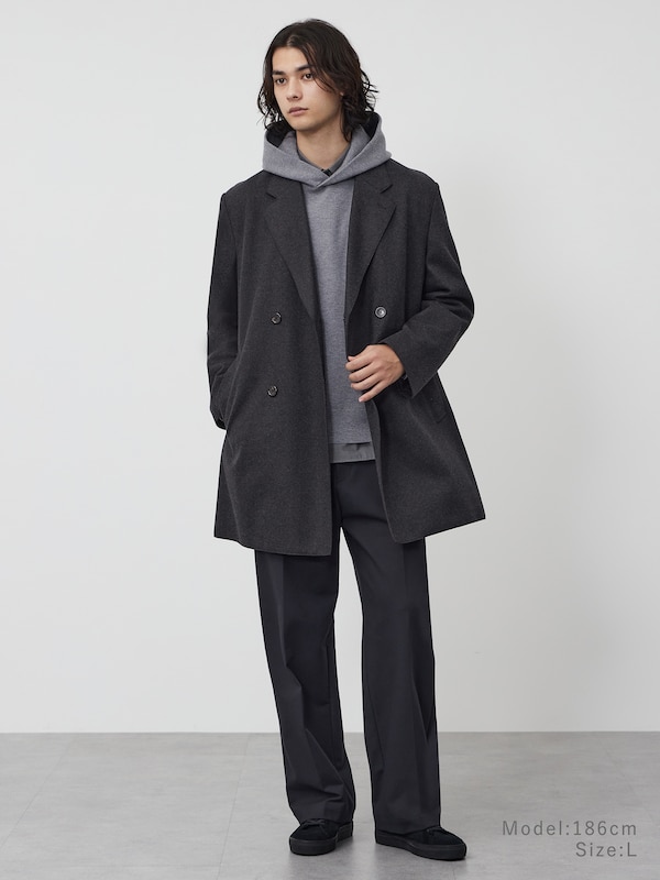 カシミヤブレンドパーカ