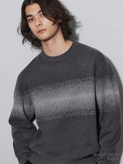 カシミヤブレンドクルーネックセーター