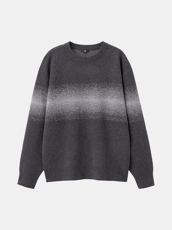 カシミヤブレンドクルーネックセーター