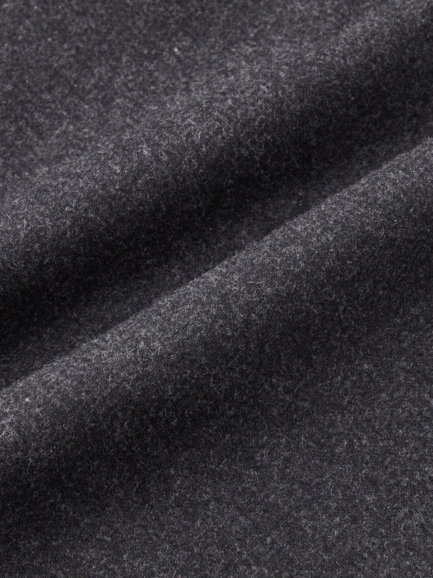 プレシャスニットメルトンダブルブレストコート ダークグレー　ヘリンボーン PLST(プラステ)公式 | プレシャスニットメルトンダブルブレスト