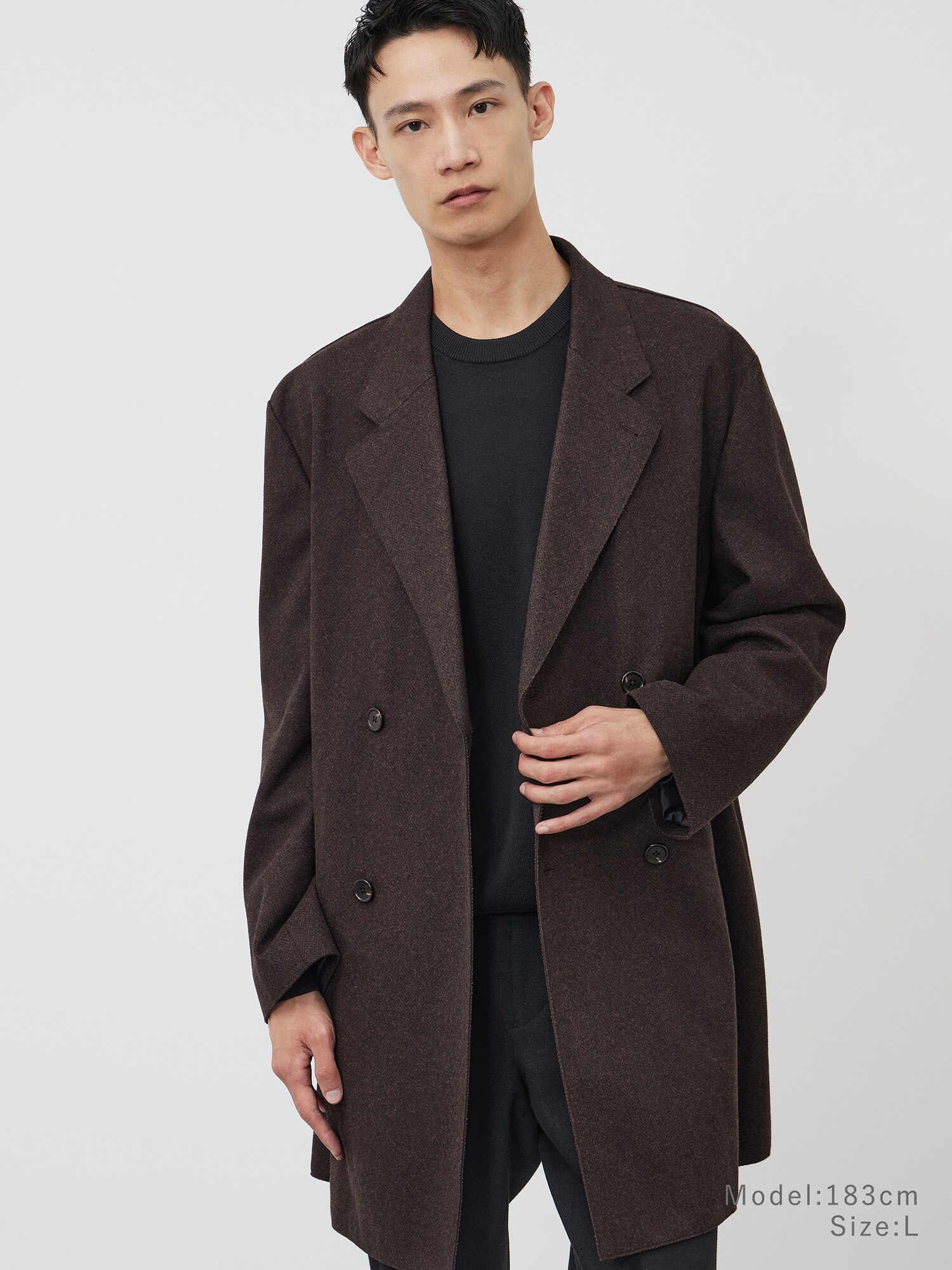 PLST プレシャスニットメルトンダブルブレストコート 完売品 プラステ PLST(プラステ)公式 | プレシャスニットメルトンダブルブレスト