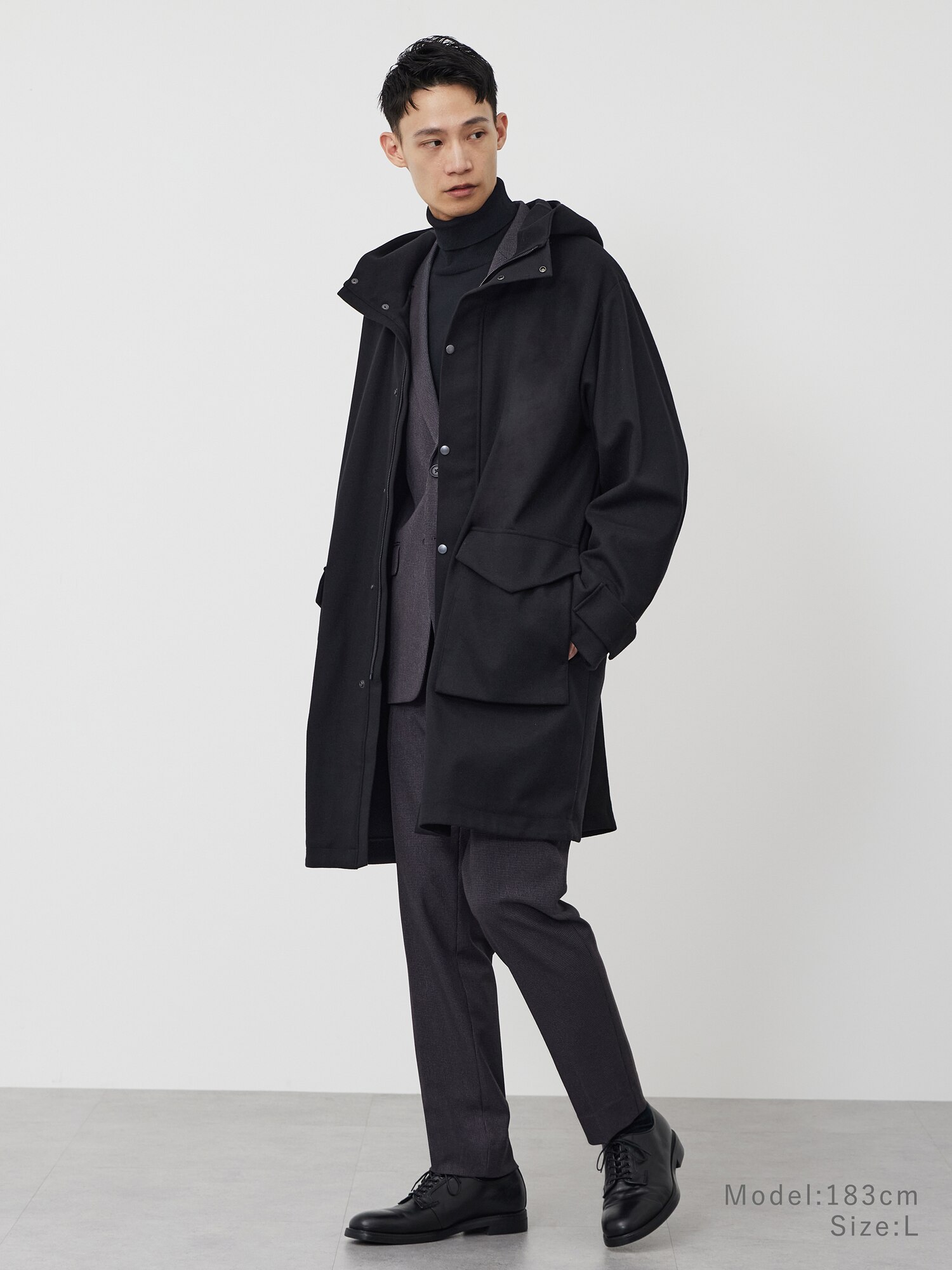 PLST(プラステ)公式 | プレシャスニットメルトンフーデットコート