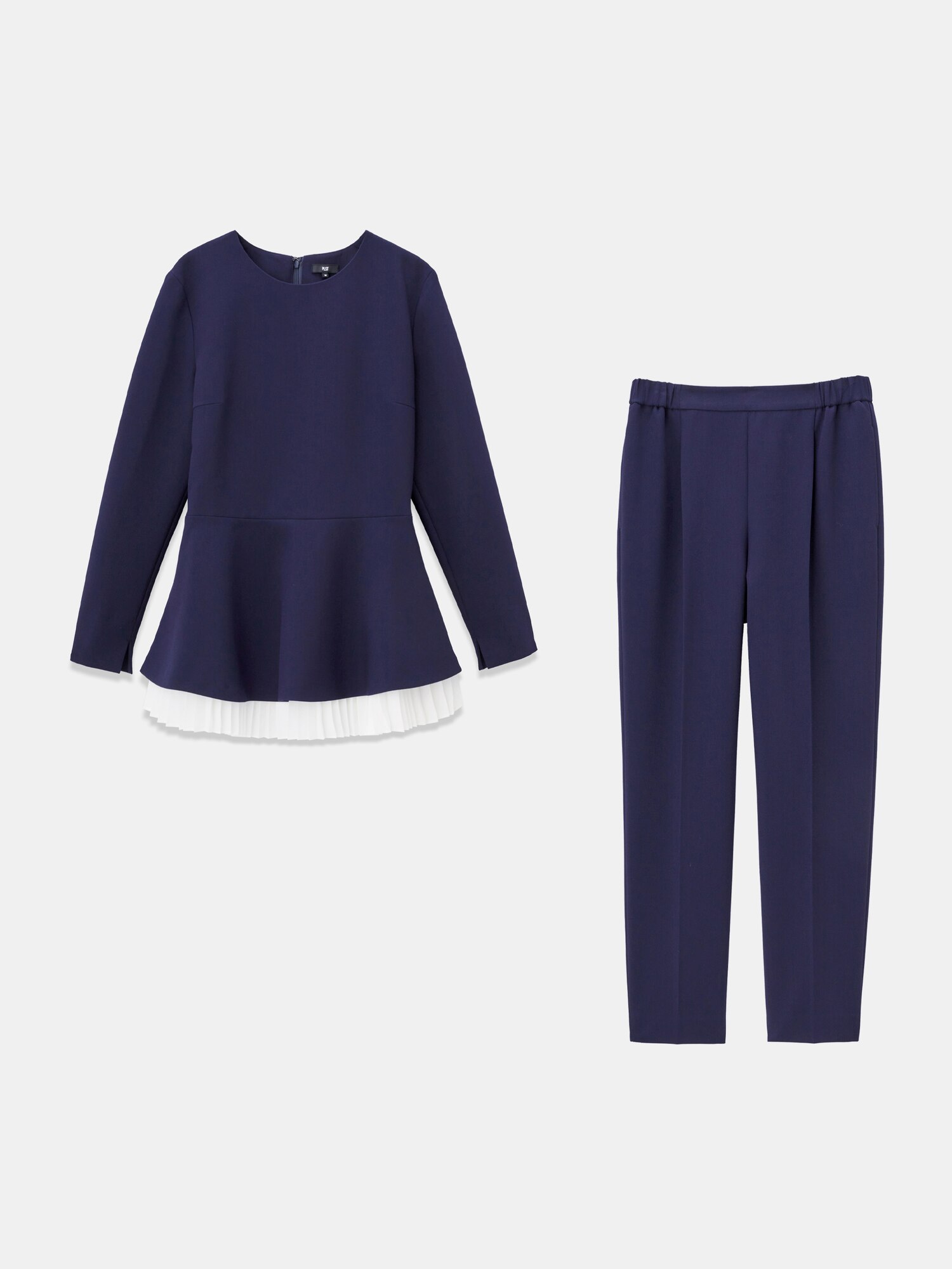 PLST(プラステ)公式 | ダブルクロスプリーツレイヤードセットアップ