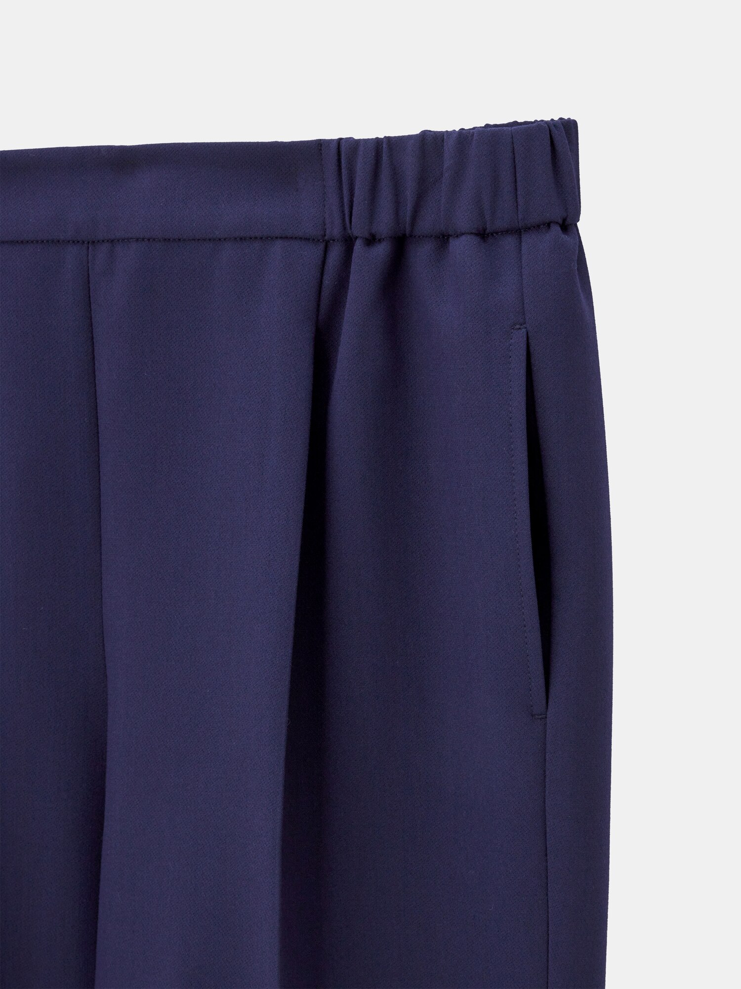 【未使用】PLST パンツセットアップ ネイビー×無地 背あり 上S 下XS PLST(プラステ)公式 | 【いま売れてます】ダブルクロスプリーツ