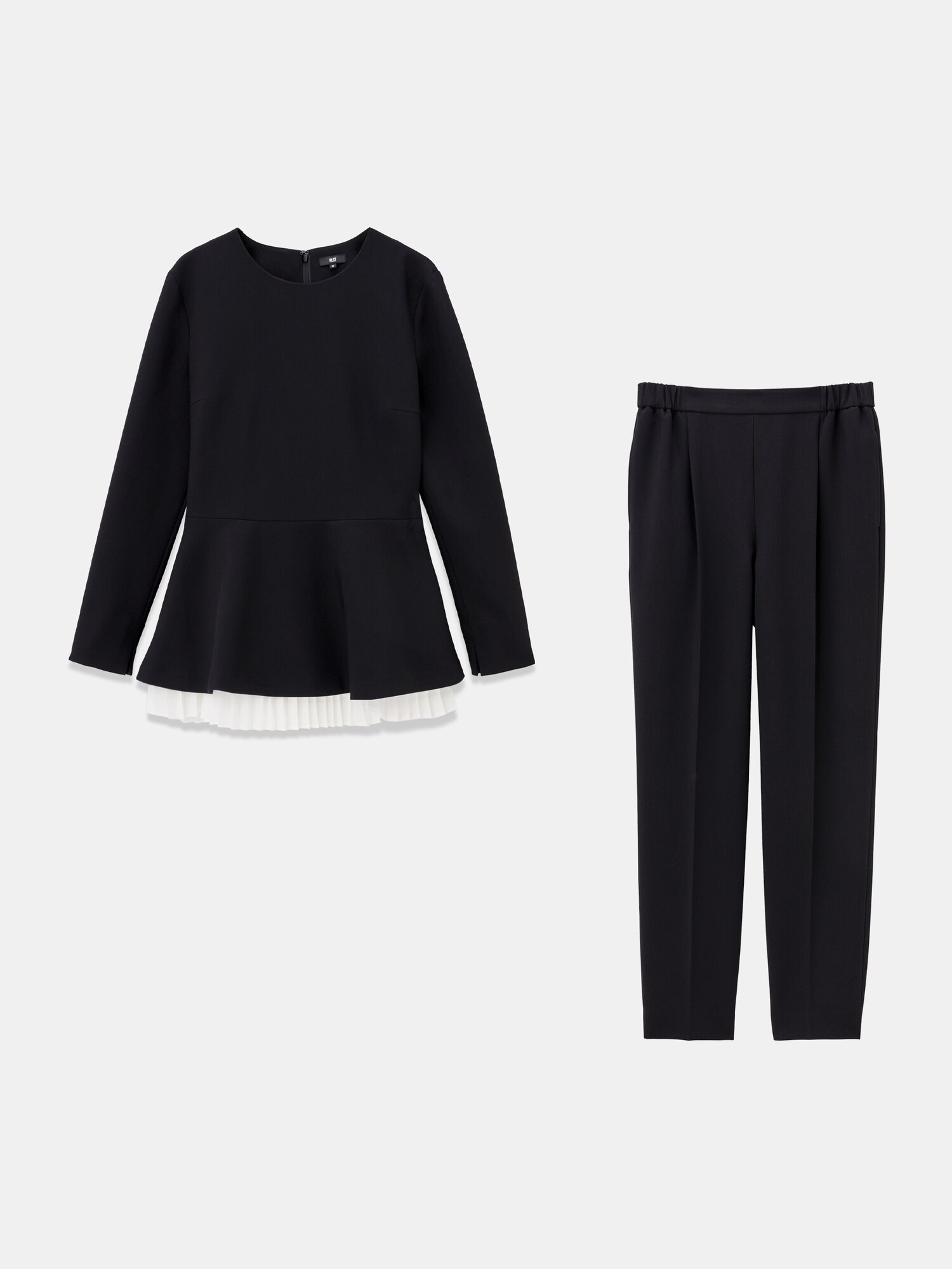 PLST(プラステ)公式 | ダブルクロスプリーツレイヤードセットアップ