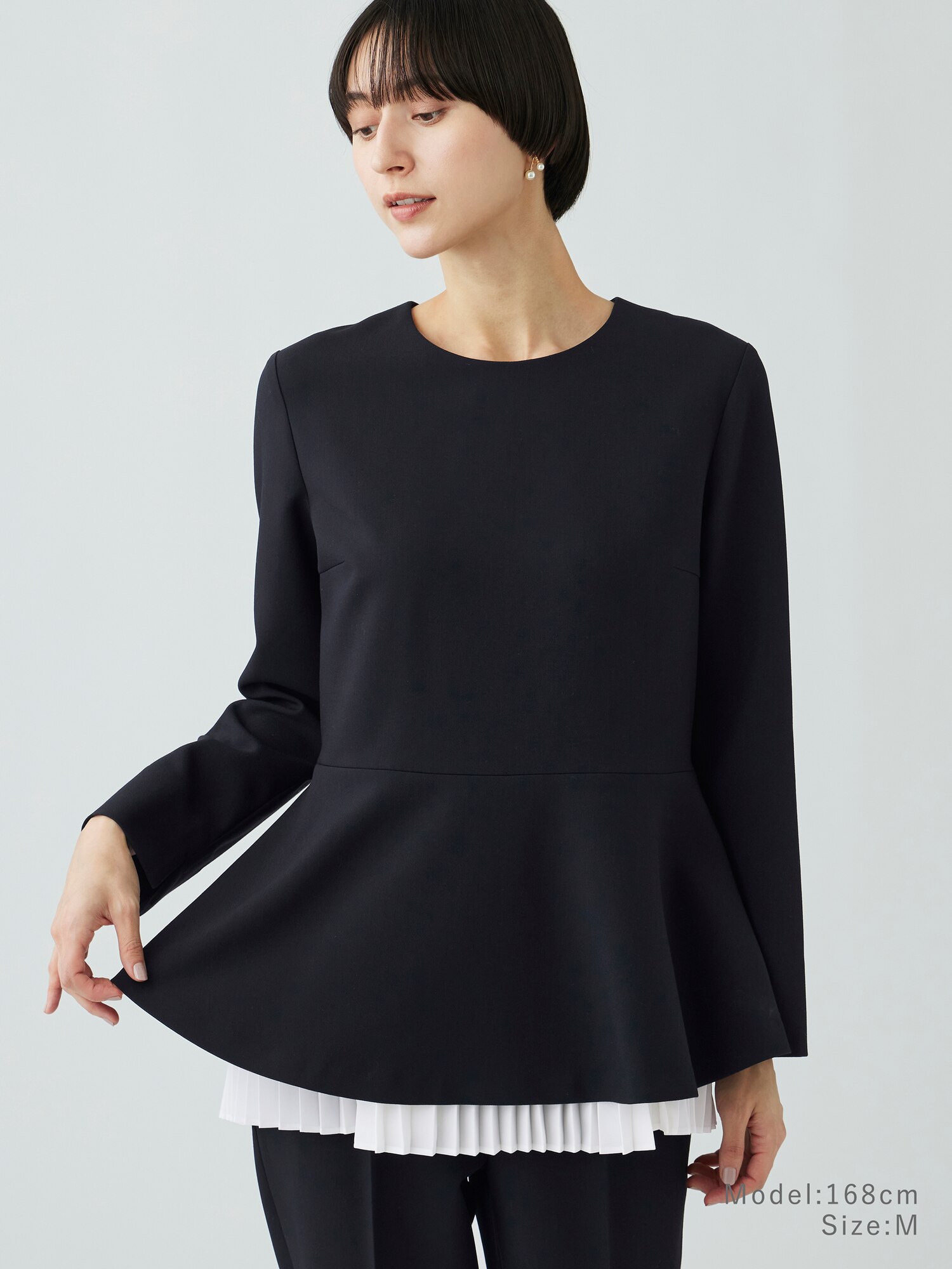 PLST(プラステ)公式 | ダブルクロスプリーツレイヤードセットアップ