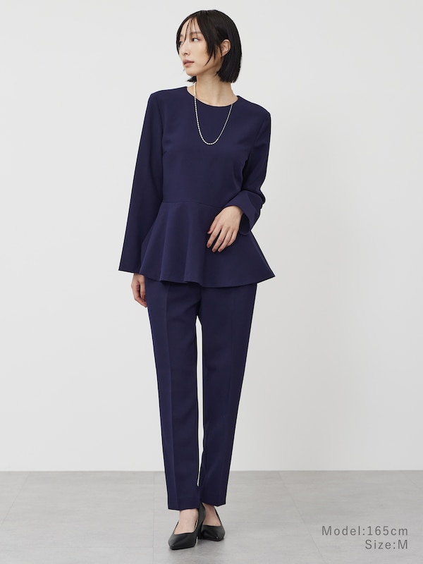 ダブルクロスプリーツレイヤードセットアップ