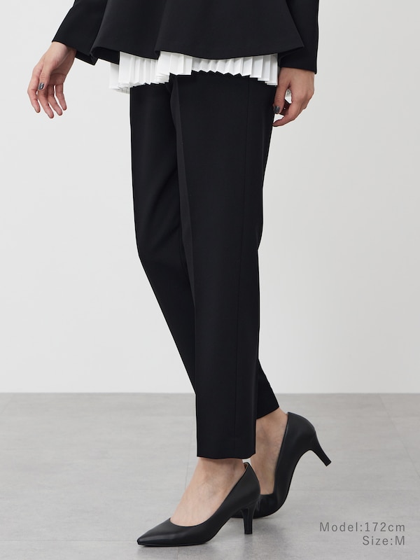 ダブルクロスプリーツレイヤードセットアップ