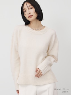 スパンコールミックスセーター