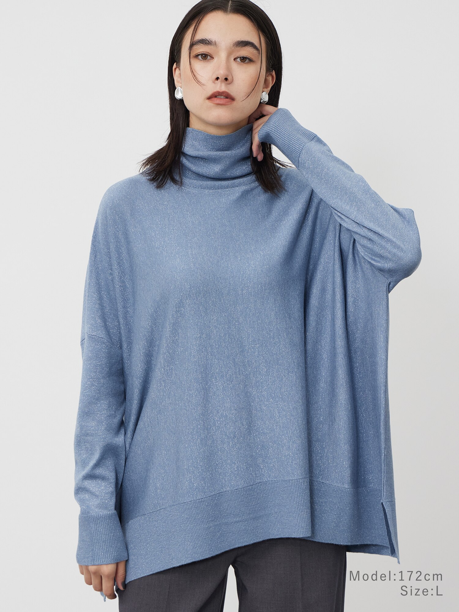 【美品】プラステ セットアップ ノーカラー とろみ素材 洗濯可 上下セット PLST(プラステ)公式 | 2024年モデル プレミアムオックスカラー