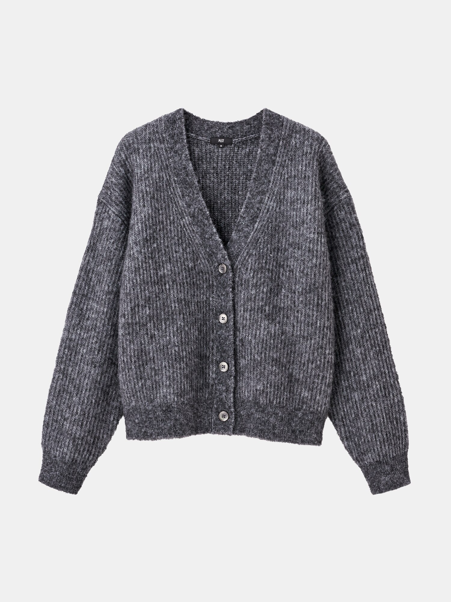 PLST(プラステ)公式 | ブラッシュドヤーンVネックカーディガン
