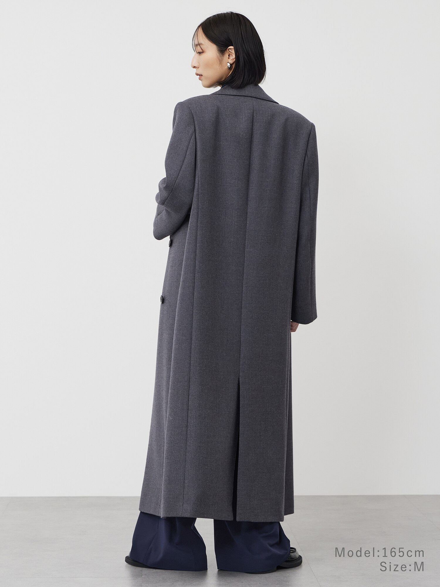 PLST(プラステ)公式 | ウールブレンドテーラードロングコート