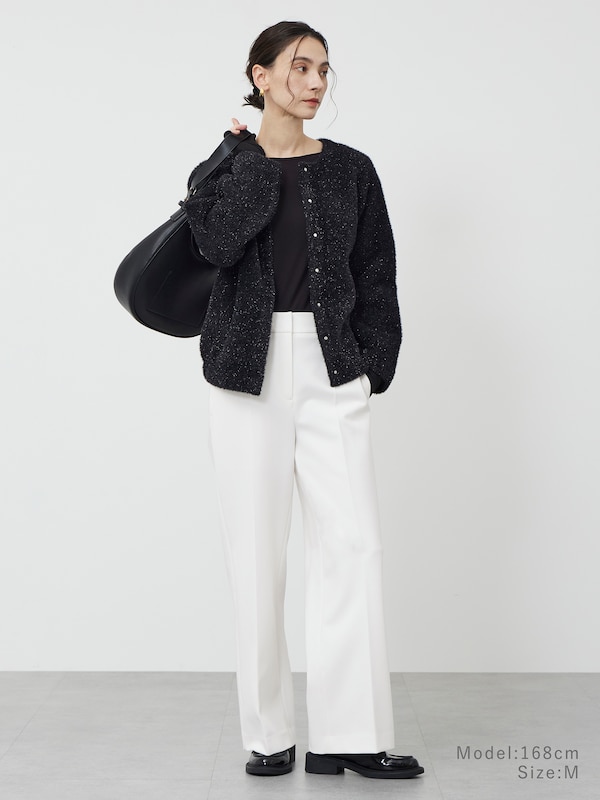 ウォームリザーブカシミヤブレンド2WAYネックT